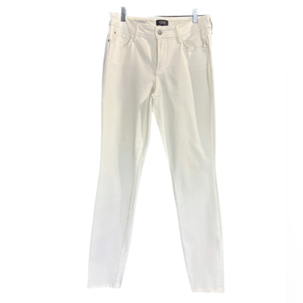NYDJ white Ami skinny legging pants w/ lift x tuck technology